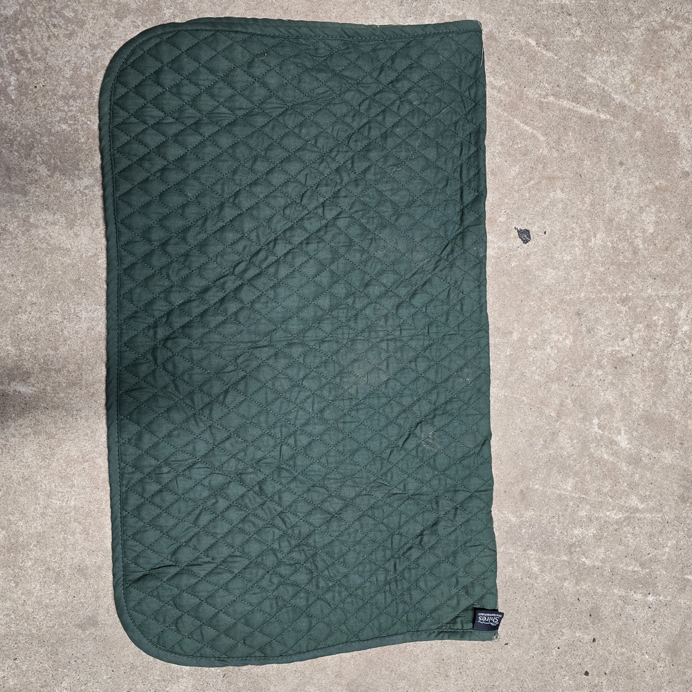 Shires Hunter Green Baby Pad English Saddle Pad Horse Size